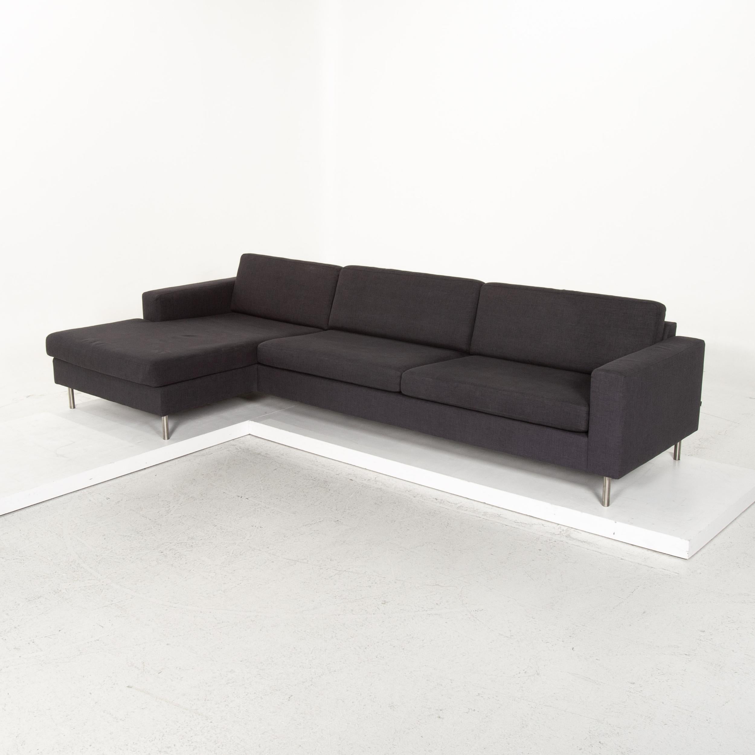 Bolia Fabric Corner Sofa Anthracite Gray Sofa Couch 2