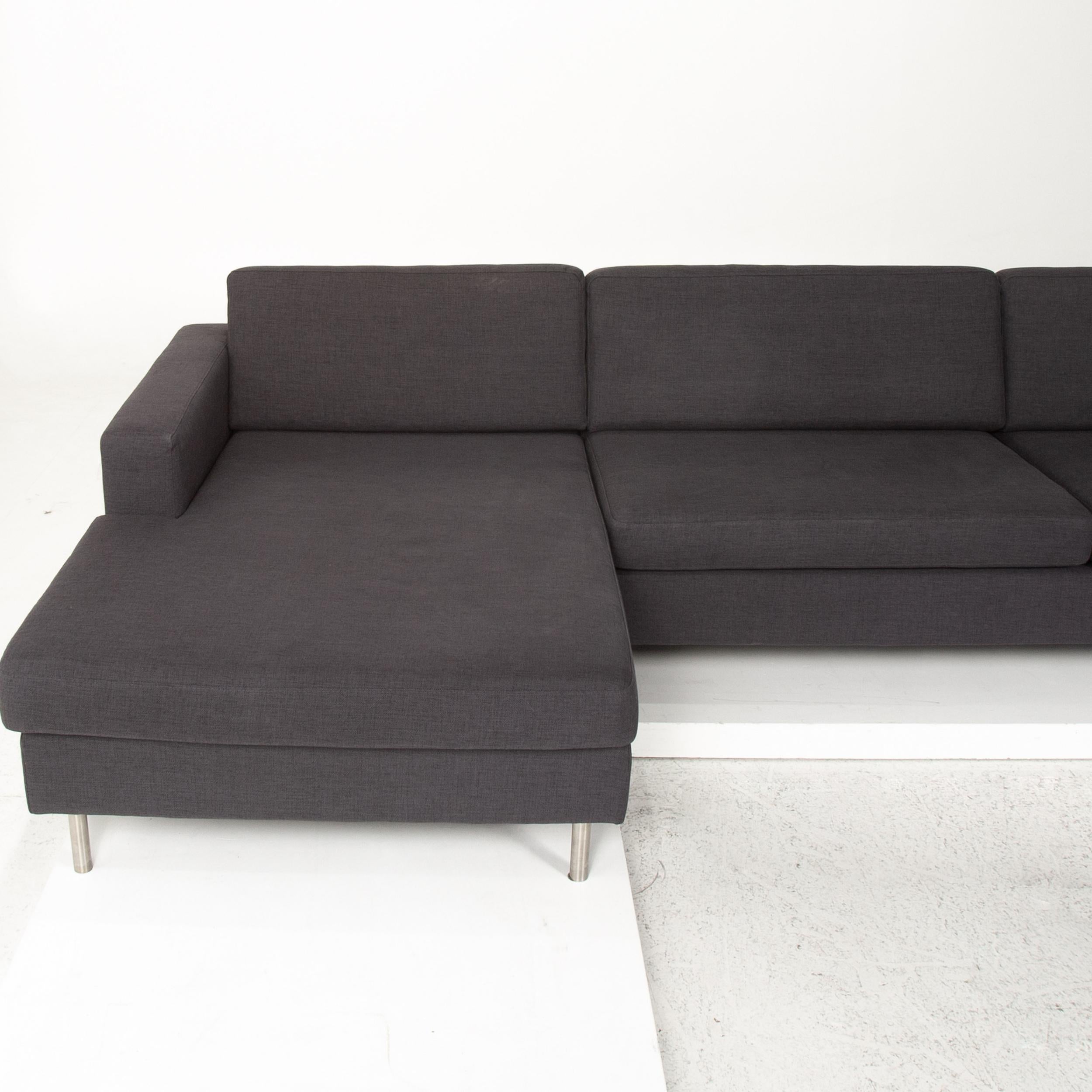 Bolia Fabric Corner Sofa Anthracite Gray Sofa Couch 3