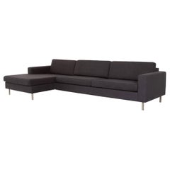 Bolia Fabric Corner Sofa Anthracite Gray Sofa Couch
