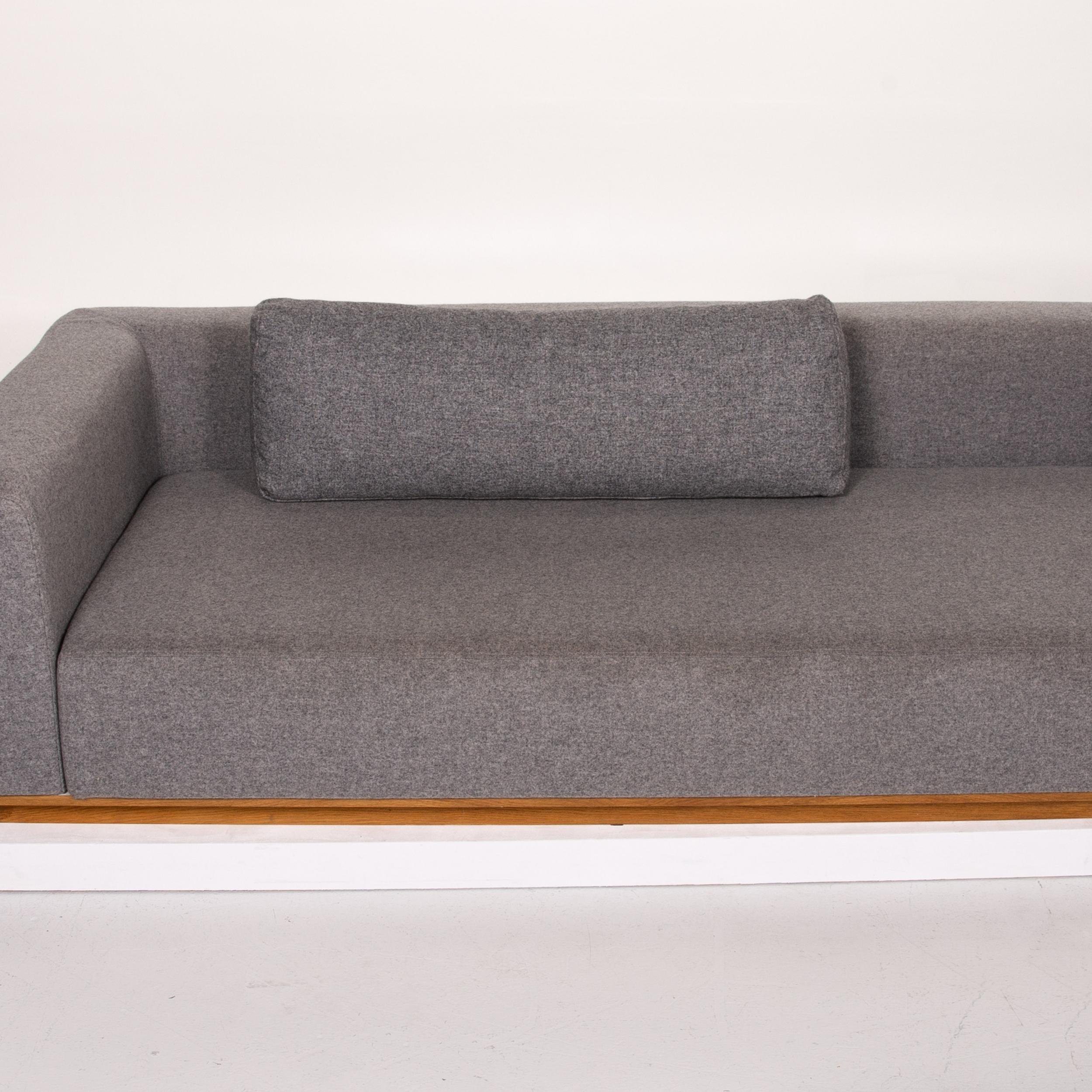 Bolia Fabric Corner Sofa Gray Felt Sofa Couch For Sale 1
