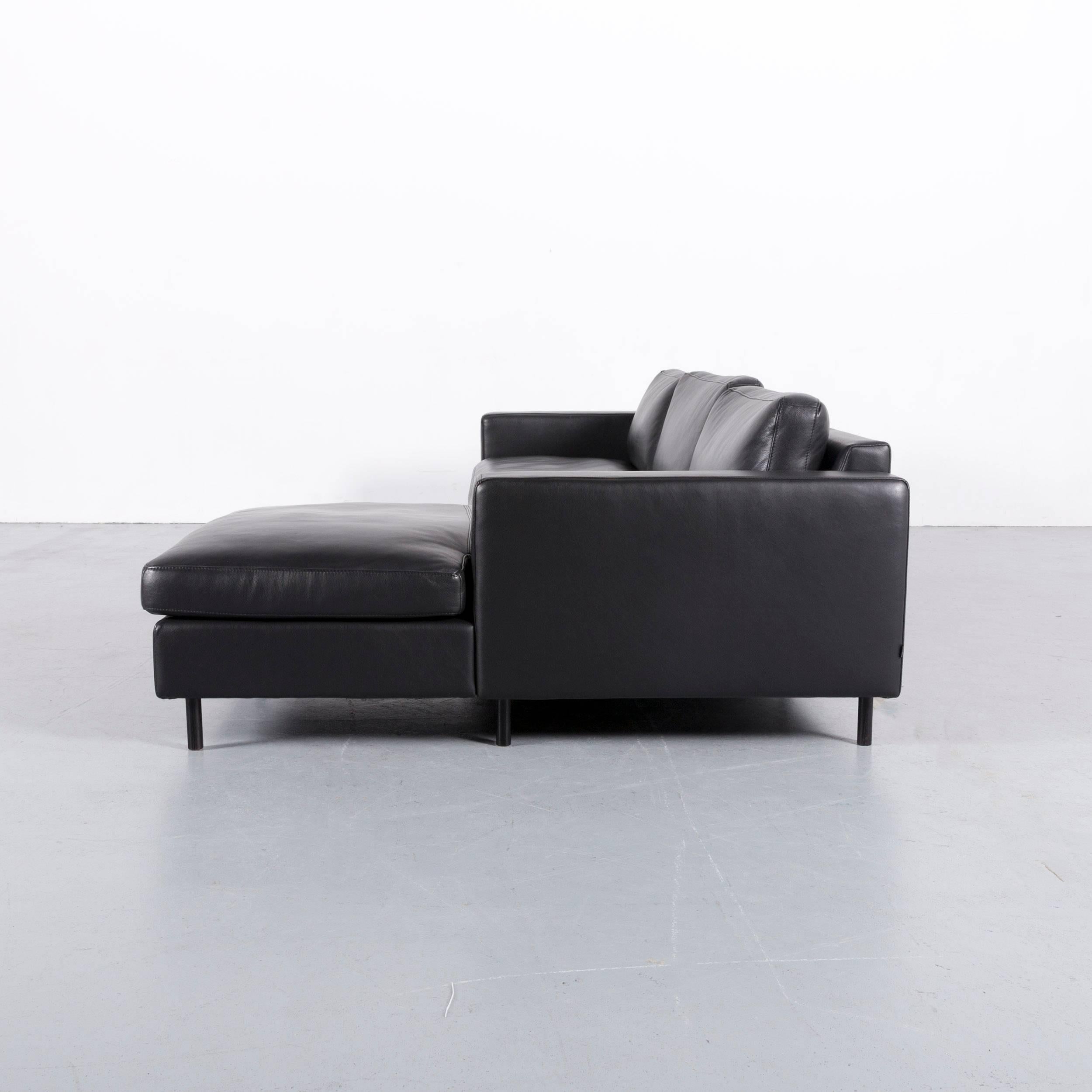Bolia Leather Corner-Sofa Black Bed-Sofa 8
