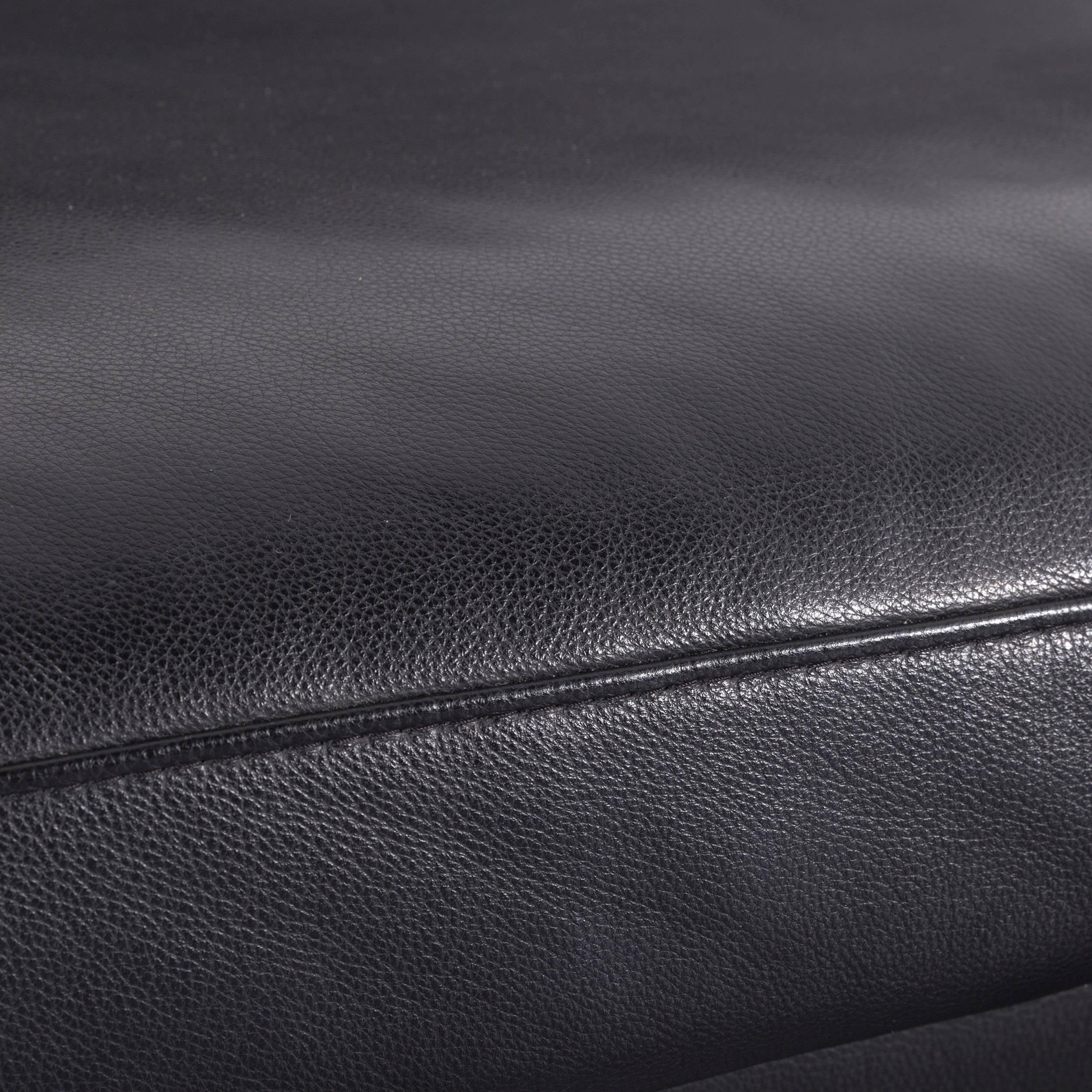 Contemporary Bolia Leather Corner-Sofa Black Bed-Sofa
