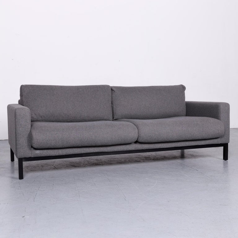 Bolia North Designer Fabric ThreeSeat Sofa in Grey at 1stDibs