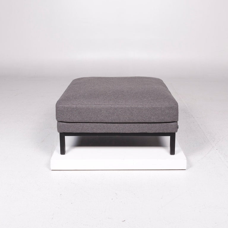 Bolia North Fabric Stool Gray For Sale at 1stdibs