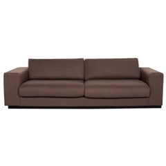 Bolia Sepia Fabric Sofa Brown Three-Seat Couch
