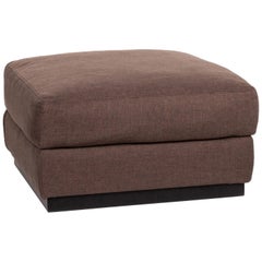 Bolia Sepia Fabric Stool Brown Ottoman