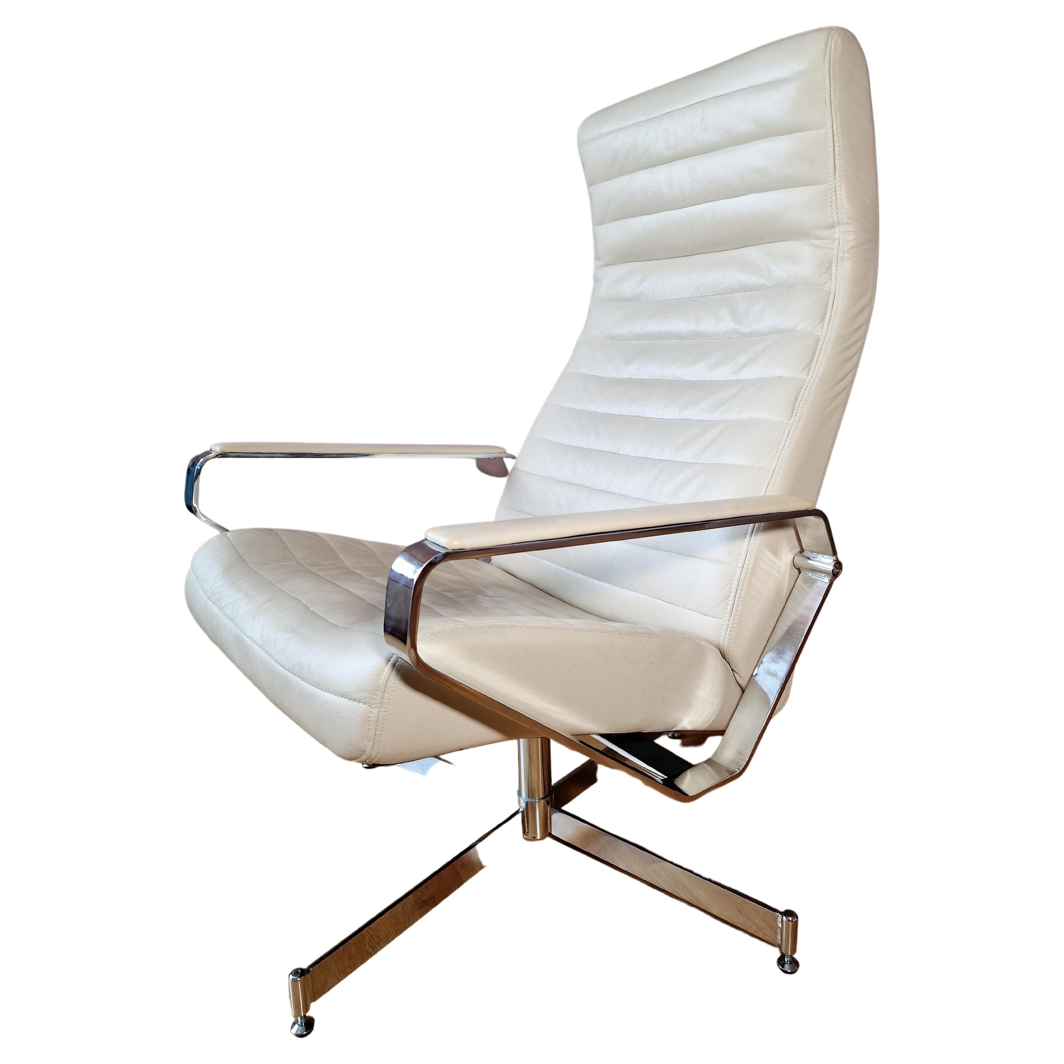 Bolia Vitesse Office Swivel Leather Chair For Sale
