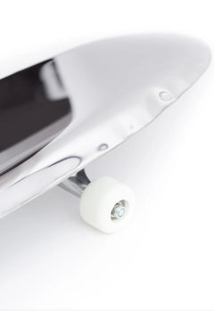 Bolid Stainless Steel Silver Longboard/Mirror/Sculpture by Zieta