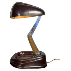 "Bolide" Desk Lamp by Jumo, circa 1945, Original Made in France, Mint Condition