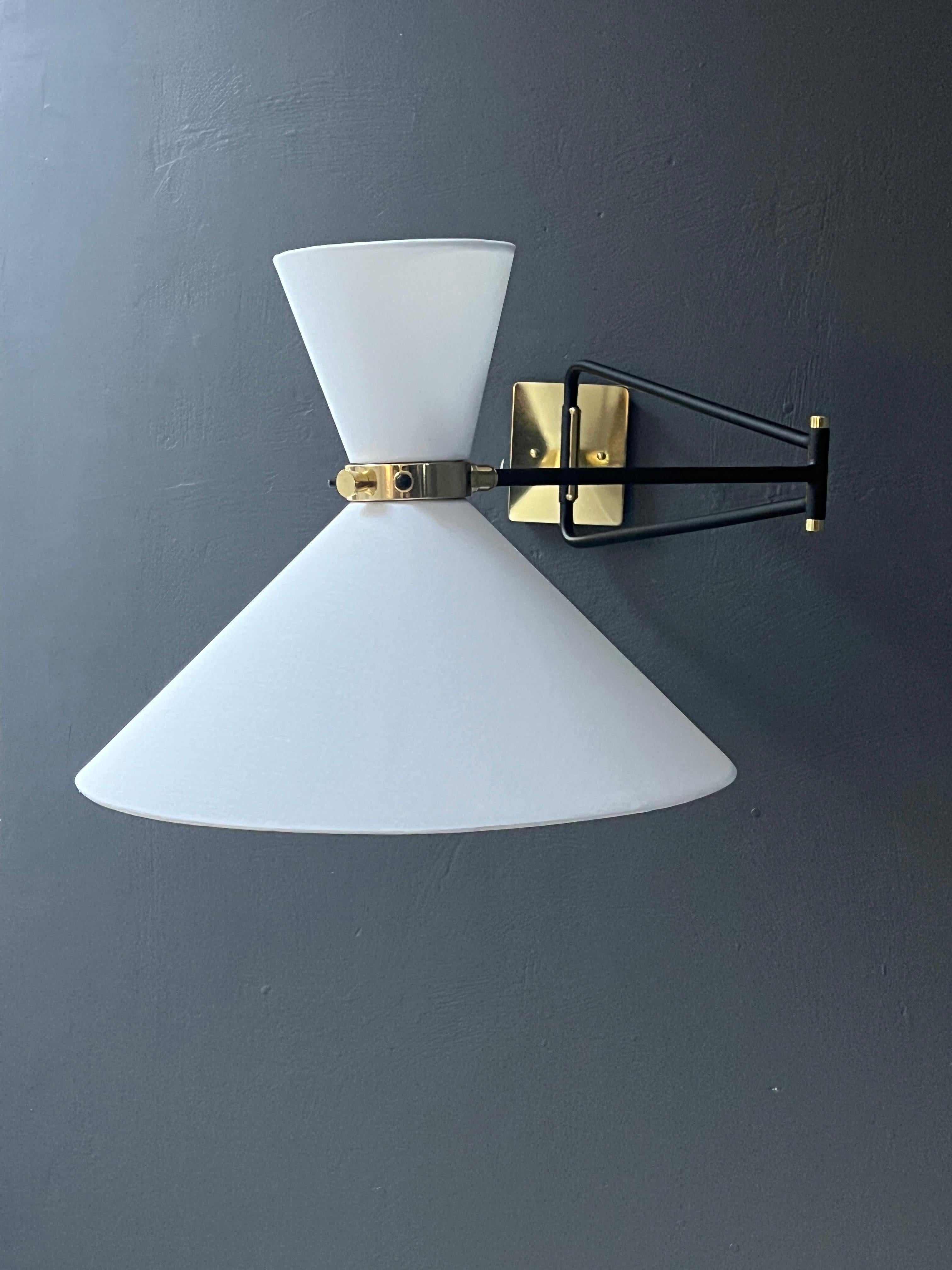 Mid-Century Modern Bolivar Primo Sconce by Bourgeois Boheme Atelier For Sale