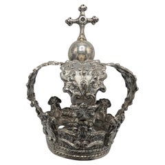 Corona boliviana de plata de ley