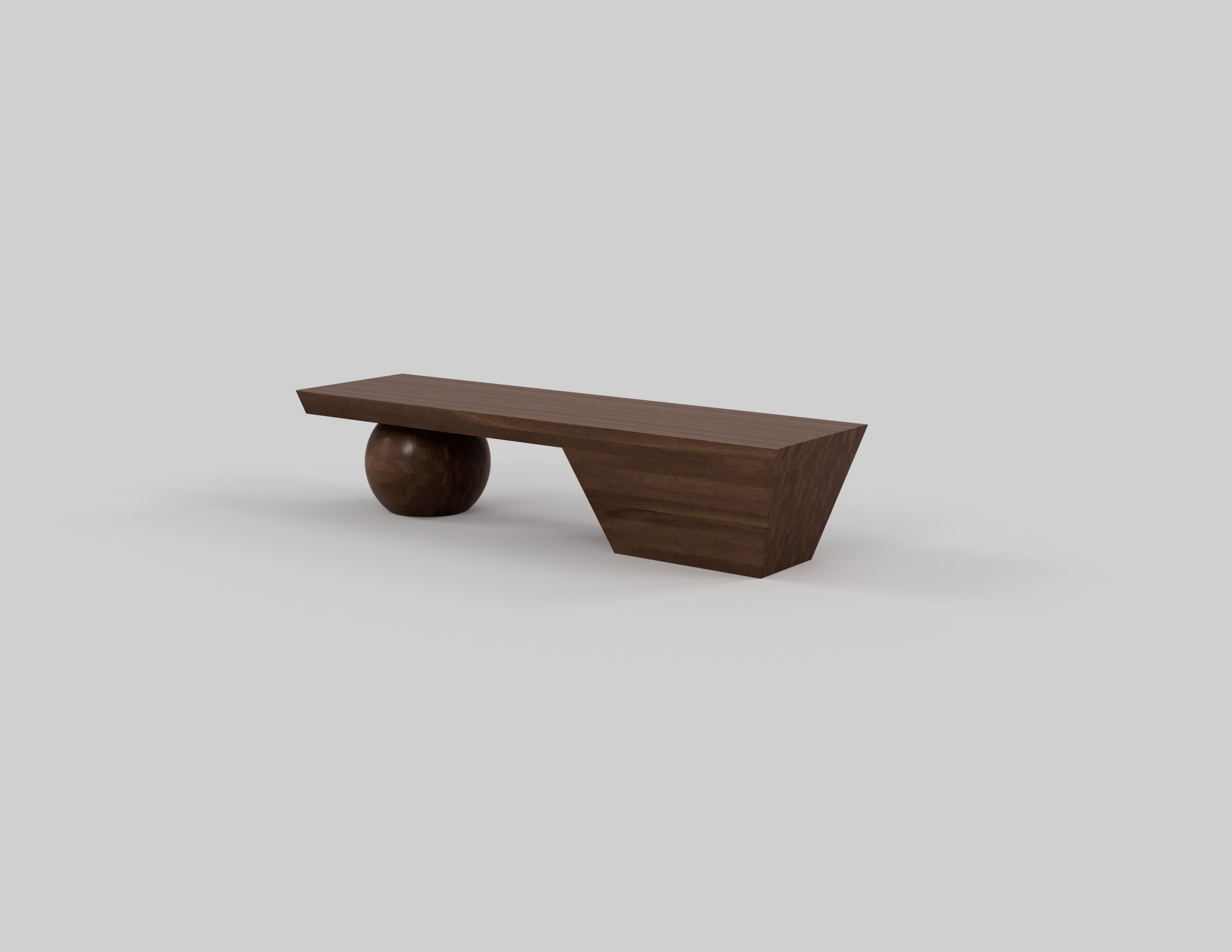 Postmoderno Bollbänk Mahogany Bench by Studio TOOJ in vendita