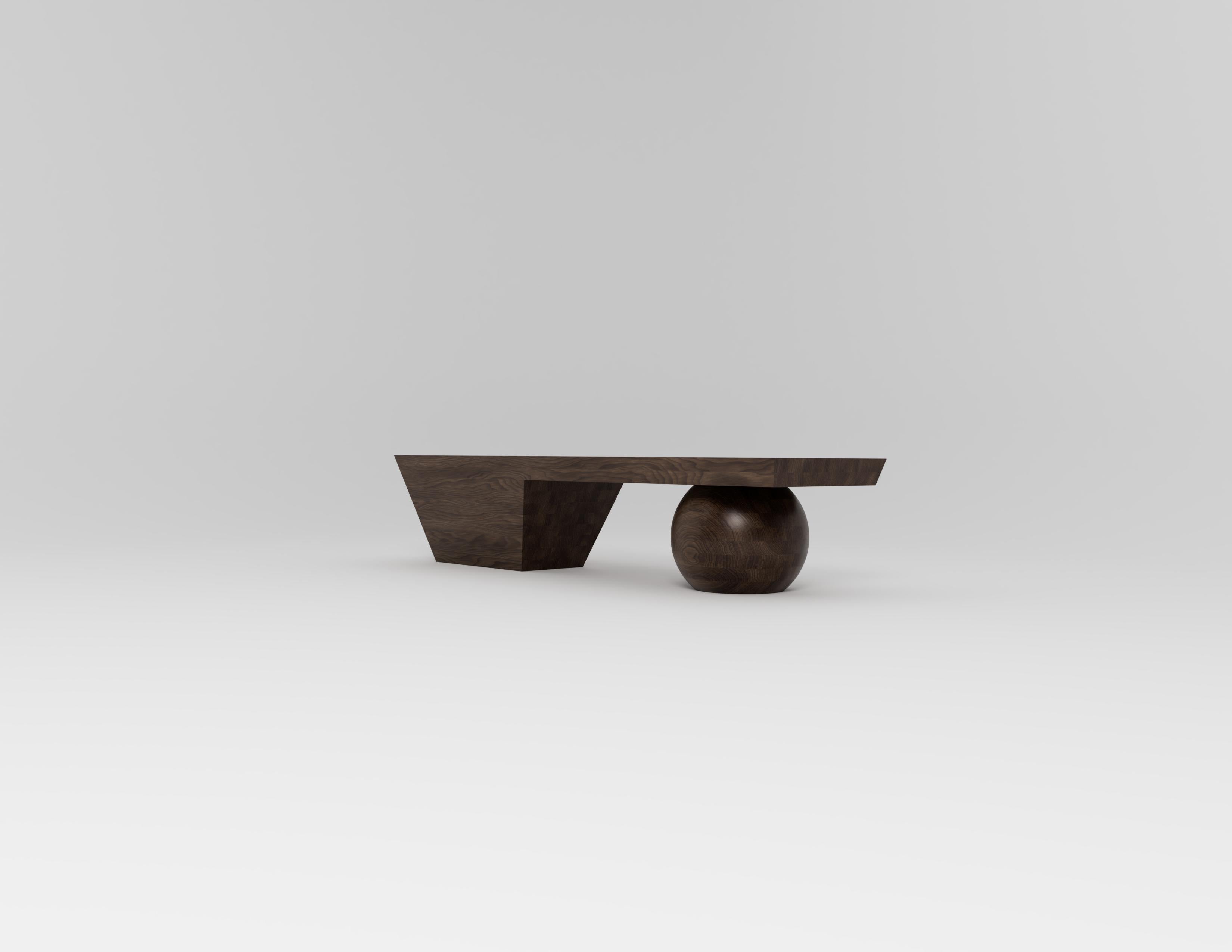 Bollbänk Walnut Bench by Studio TOOJ in vendita 1
