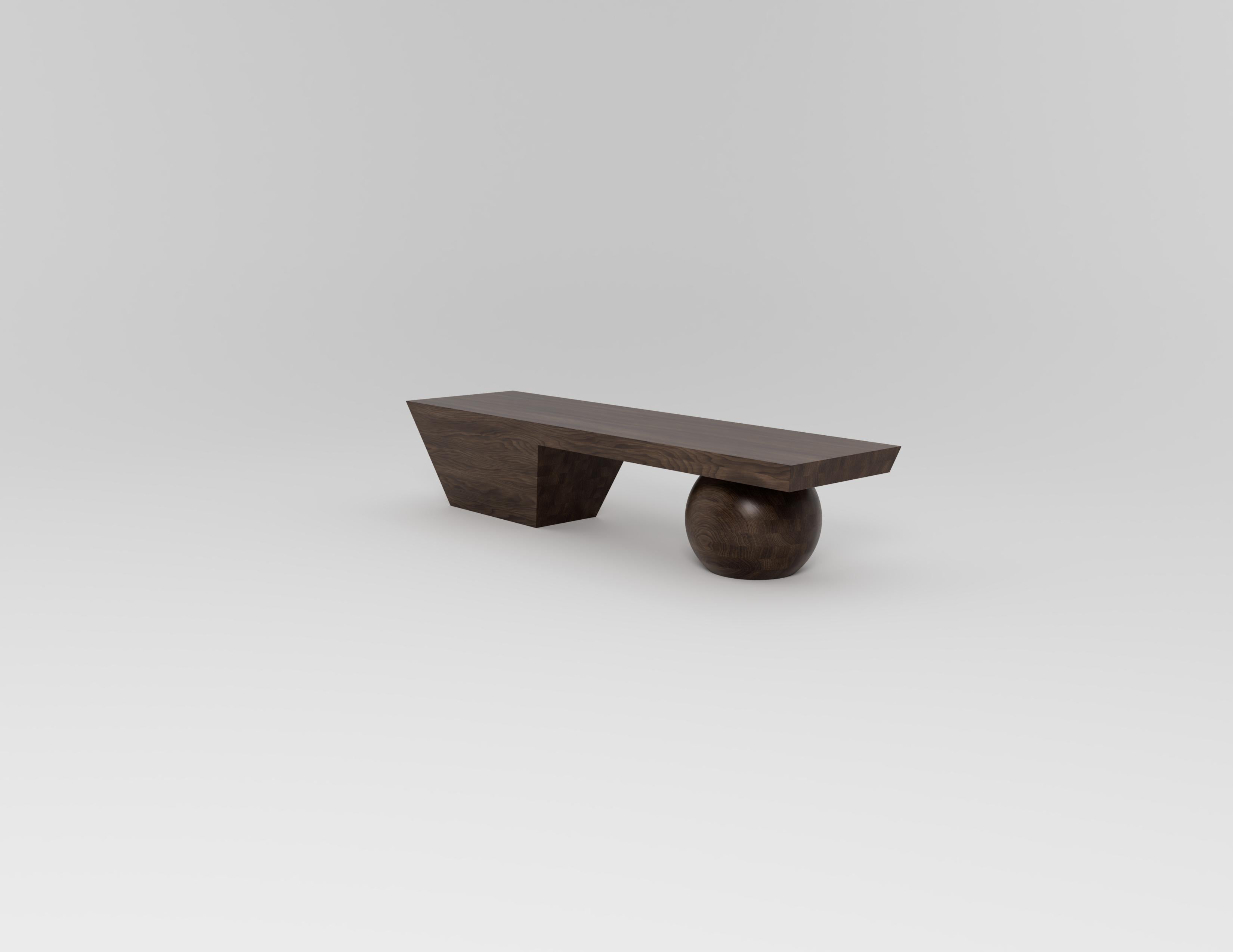 Bollbänk Walnut Bench by Studio TOOJ in vendita 2
