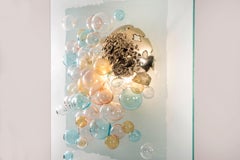 "Bolle in Aria" - Collezione Quasars - Luminous wall sculpture