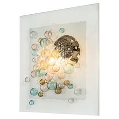 "Bolle in Aria" - Collezione Quasars - Luminous wall sculpture
