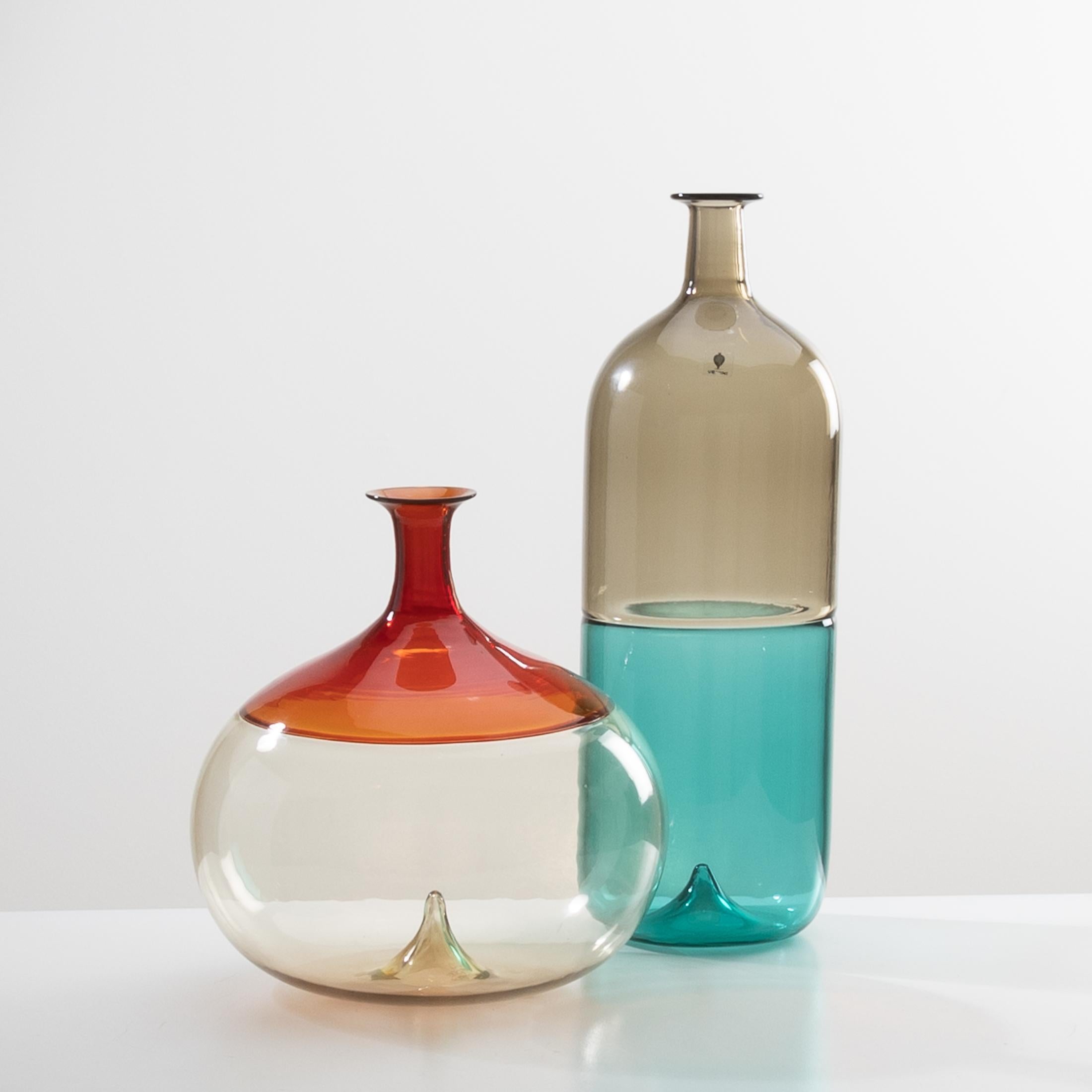 Bolle Incalmo Blown Glass Vase by Tapio Wirkkala Venini Murano 2