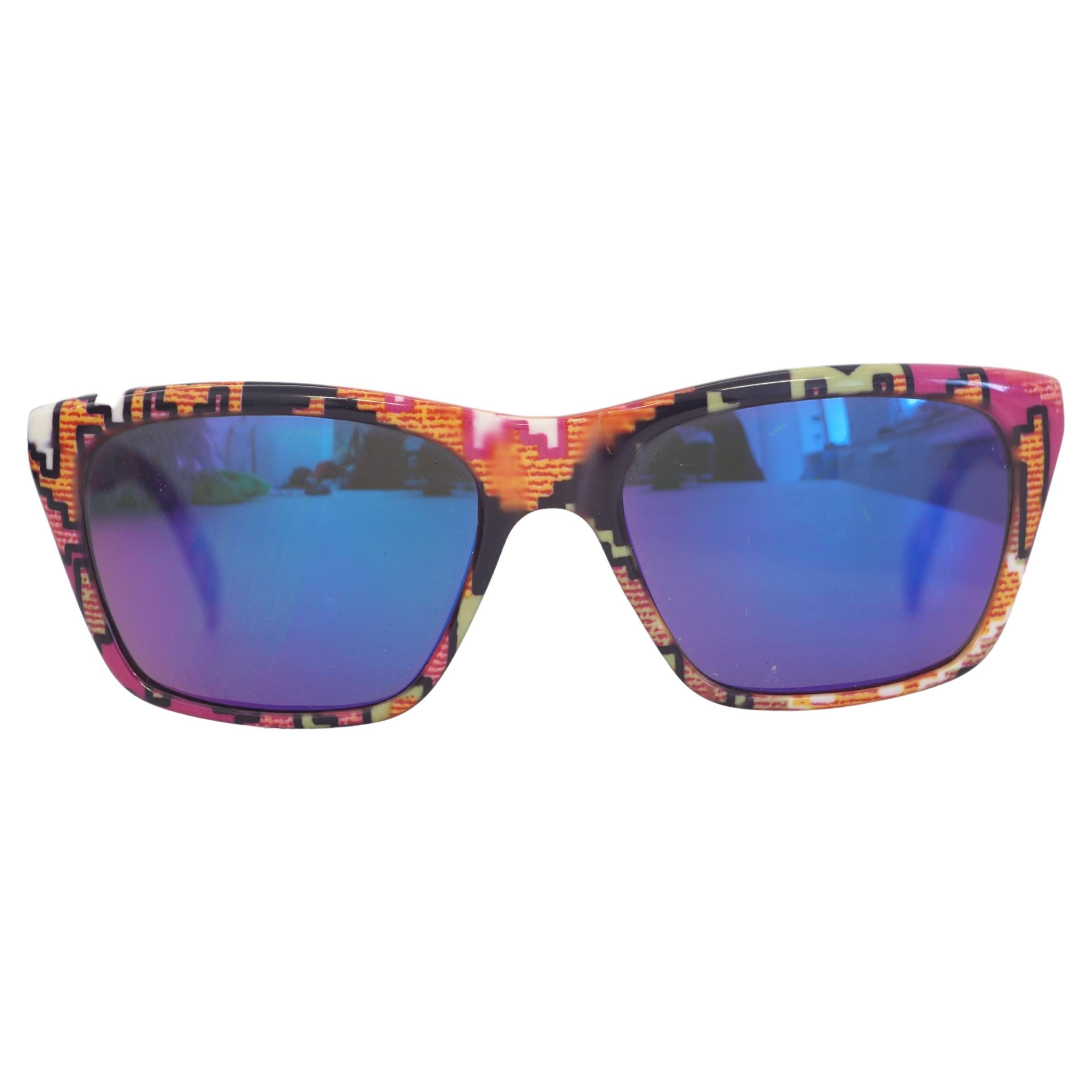 Bollè multicoloured vintage sunglasses For Sale at 1stDibs