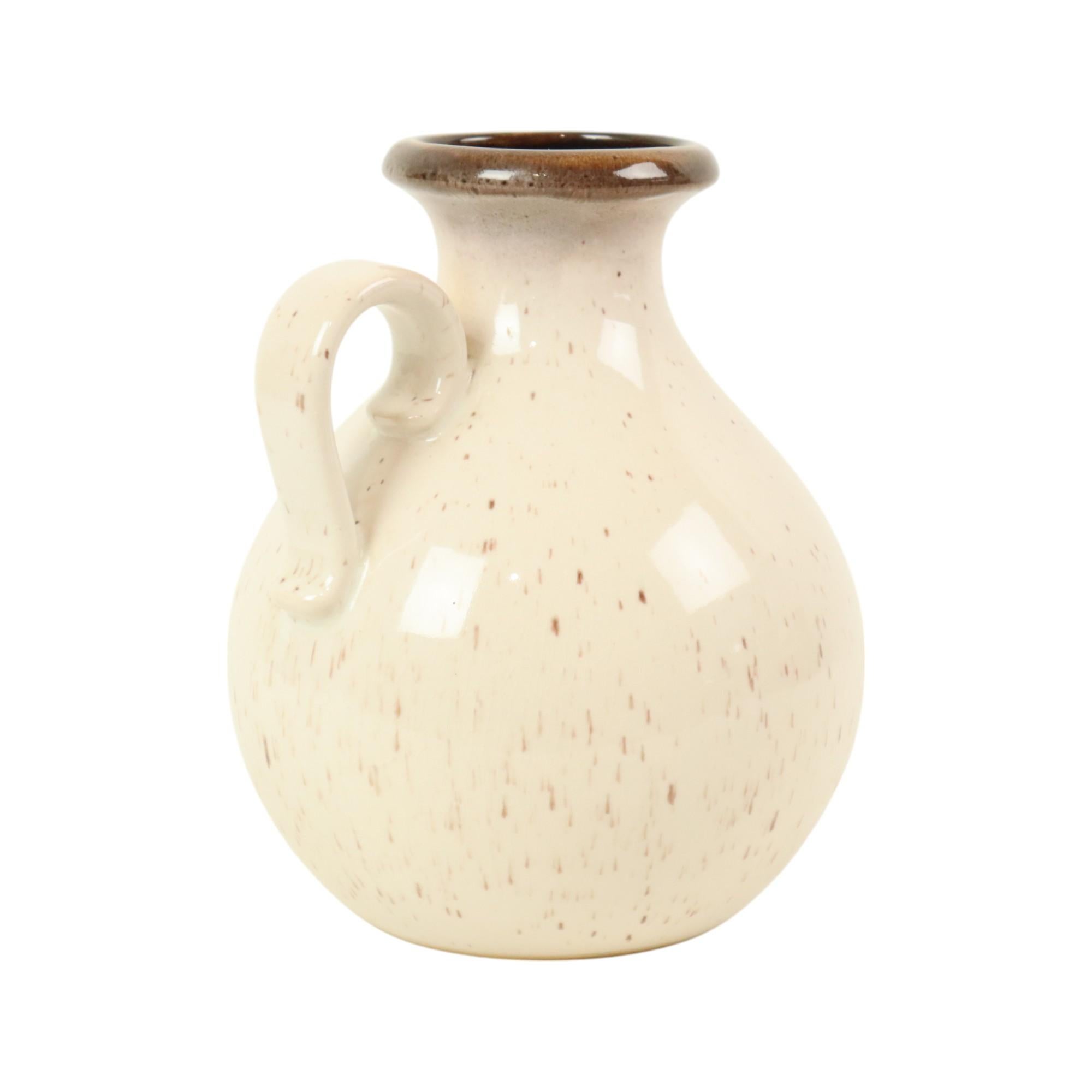 Glazed Bolle West Germany Vase Scheurich Mid Century Ceramics 495-20 For Sale
