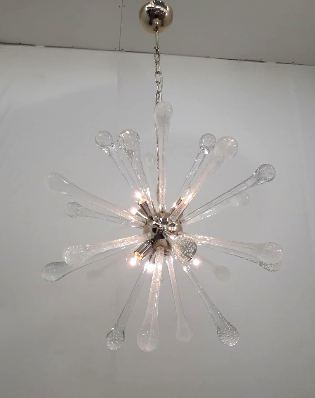 Italian Bollicine Sputnik Chandelier For Sale