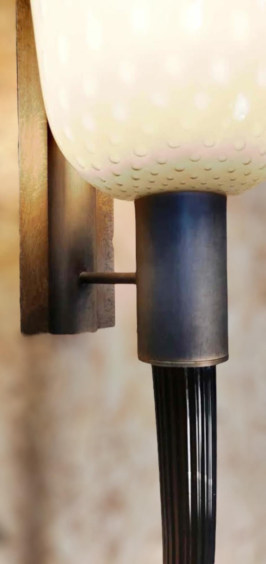 Contemporary Bollicine Torch Sconce by Fabio Ltd For Sale