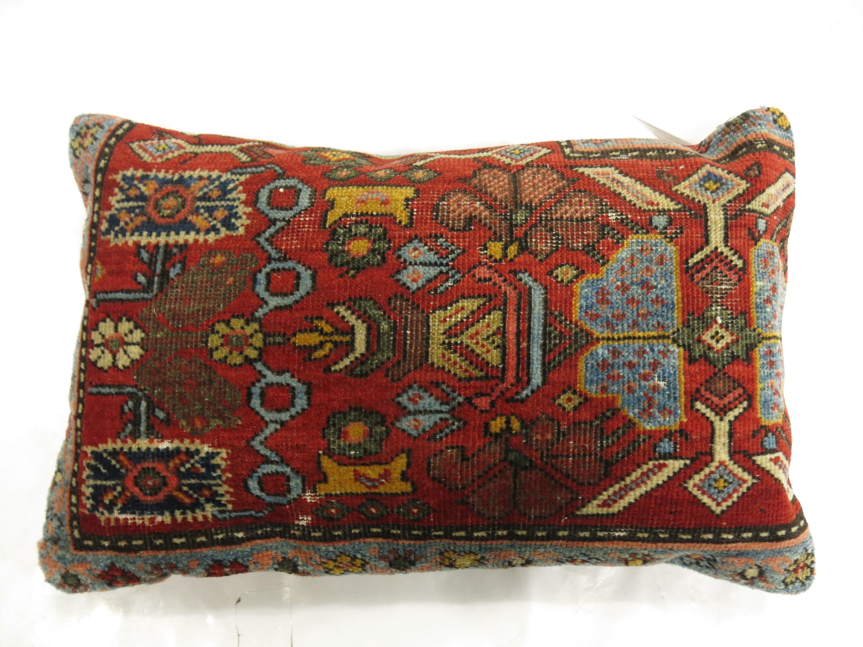 Persisches Teppich-Kissen mit Bolster (Malayer) im Angebot
