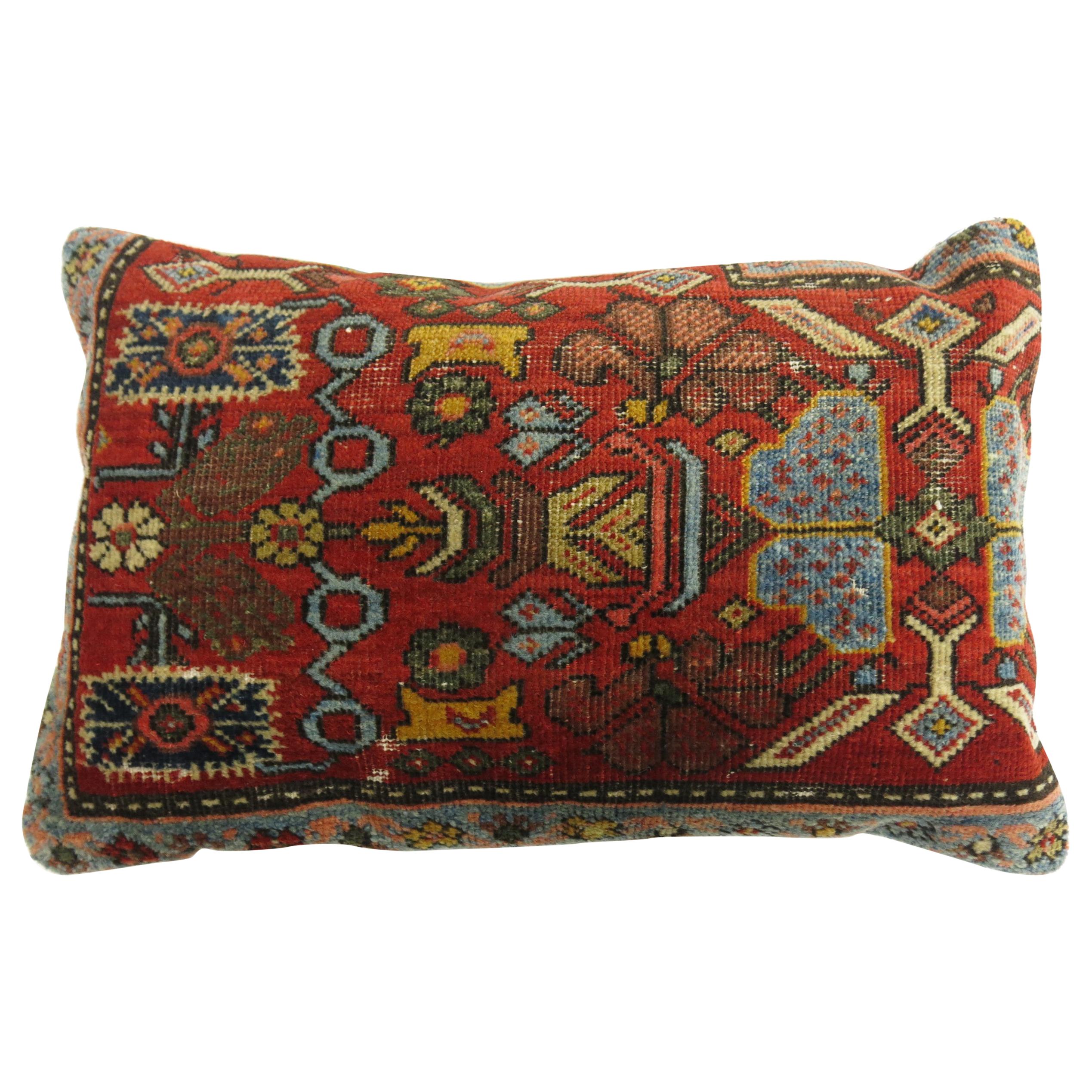 Bolster Persian Rug Pillow For Sale