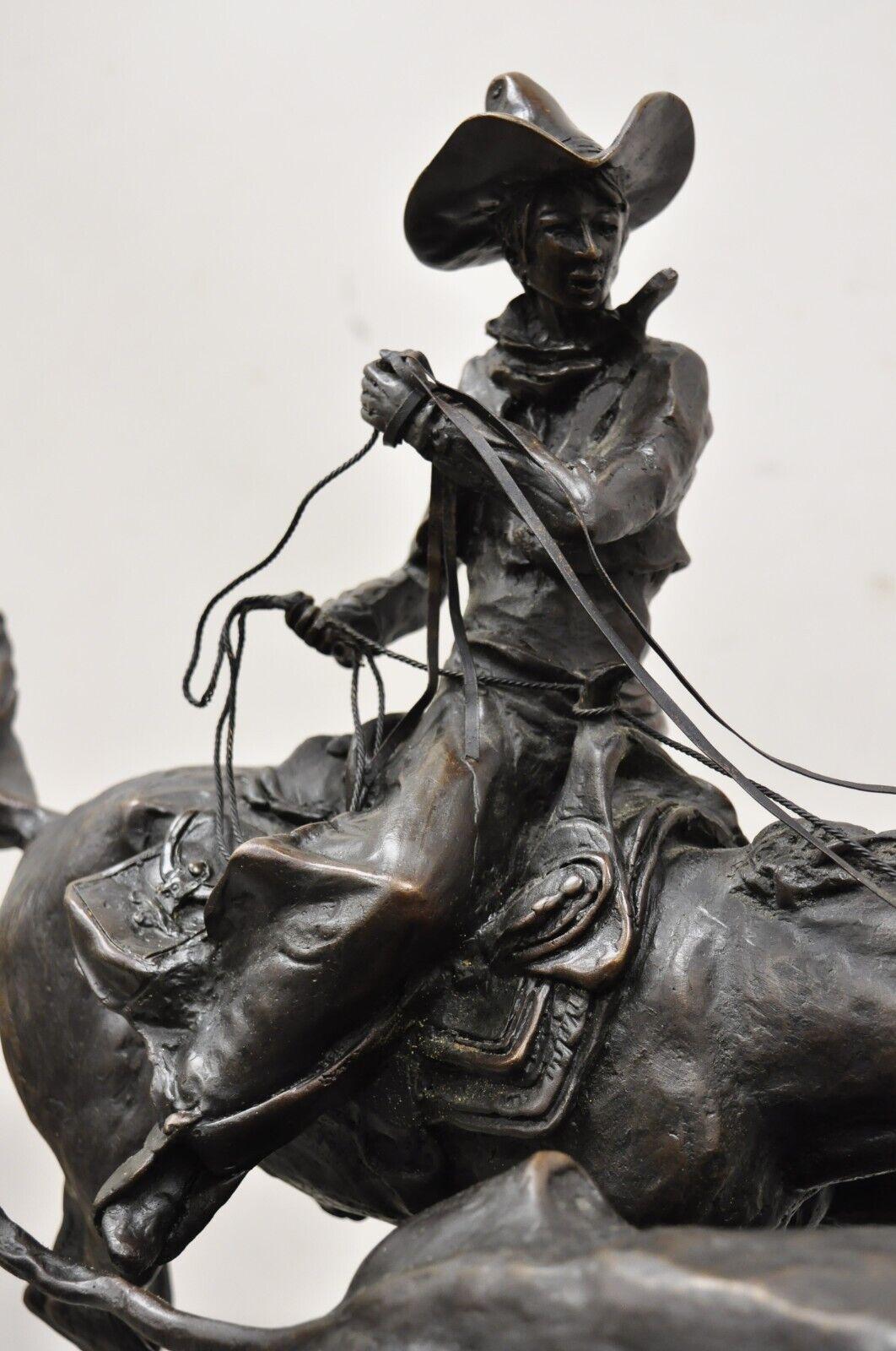 bull rider statue