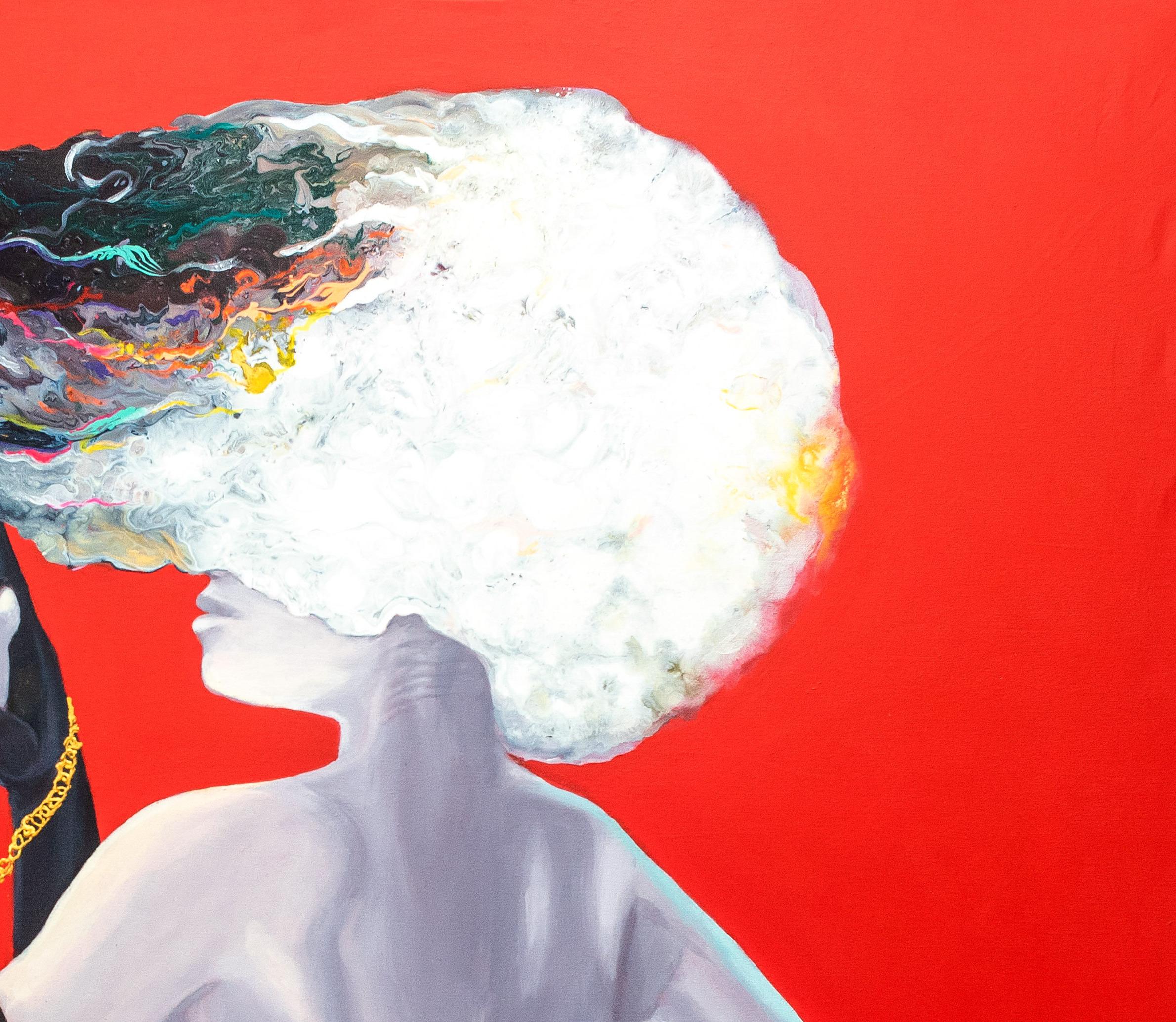 Convergence - Contemporary Painting by Boluwatife Victoria Lawal