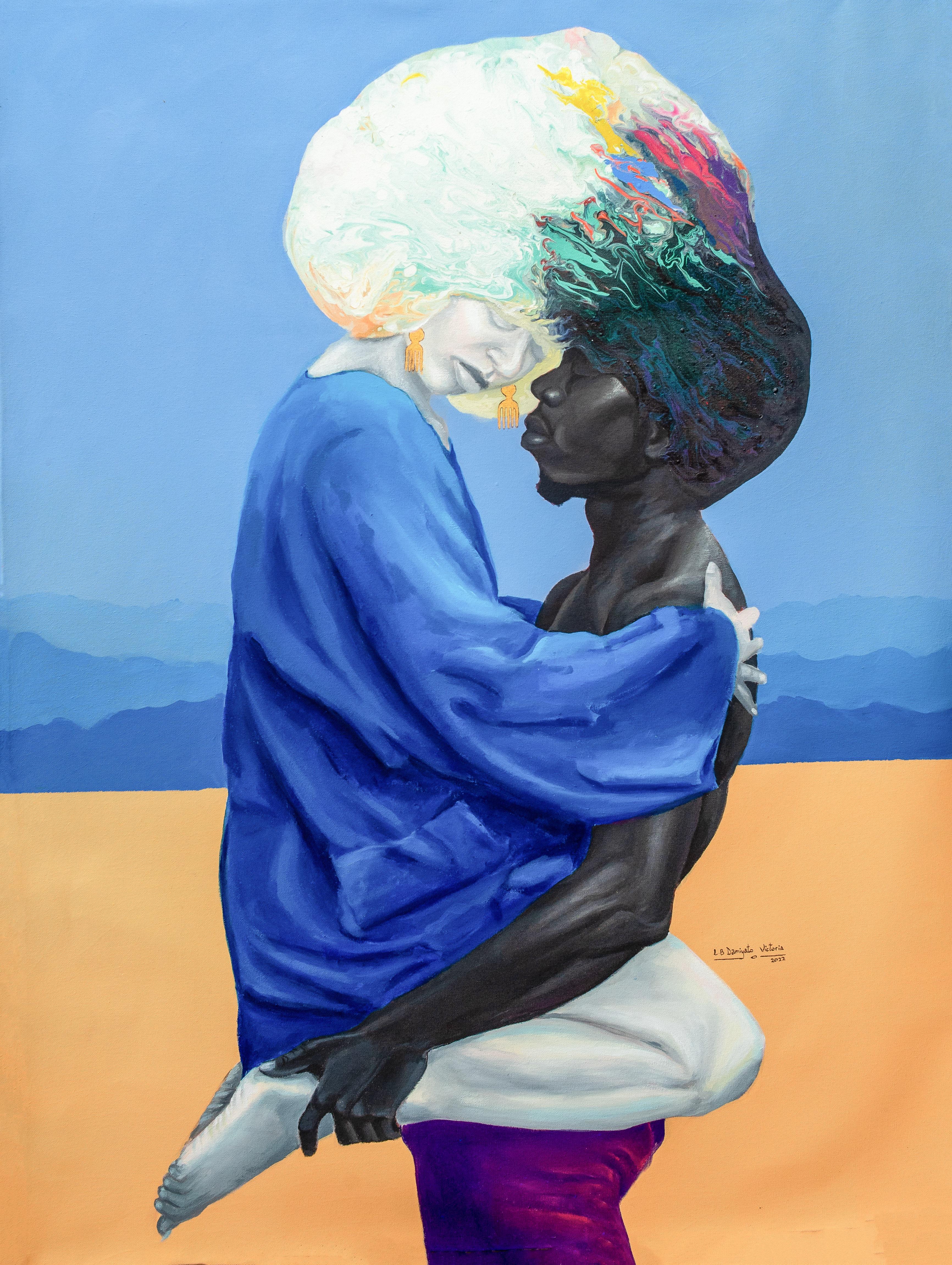 Boluwatife Victoria Lawal Figurative Painting - Until Morning Comes
