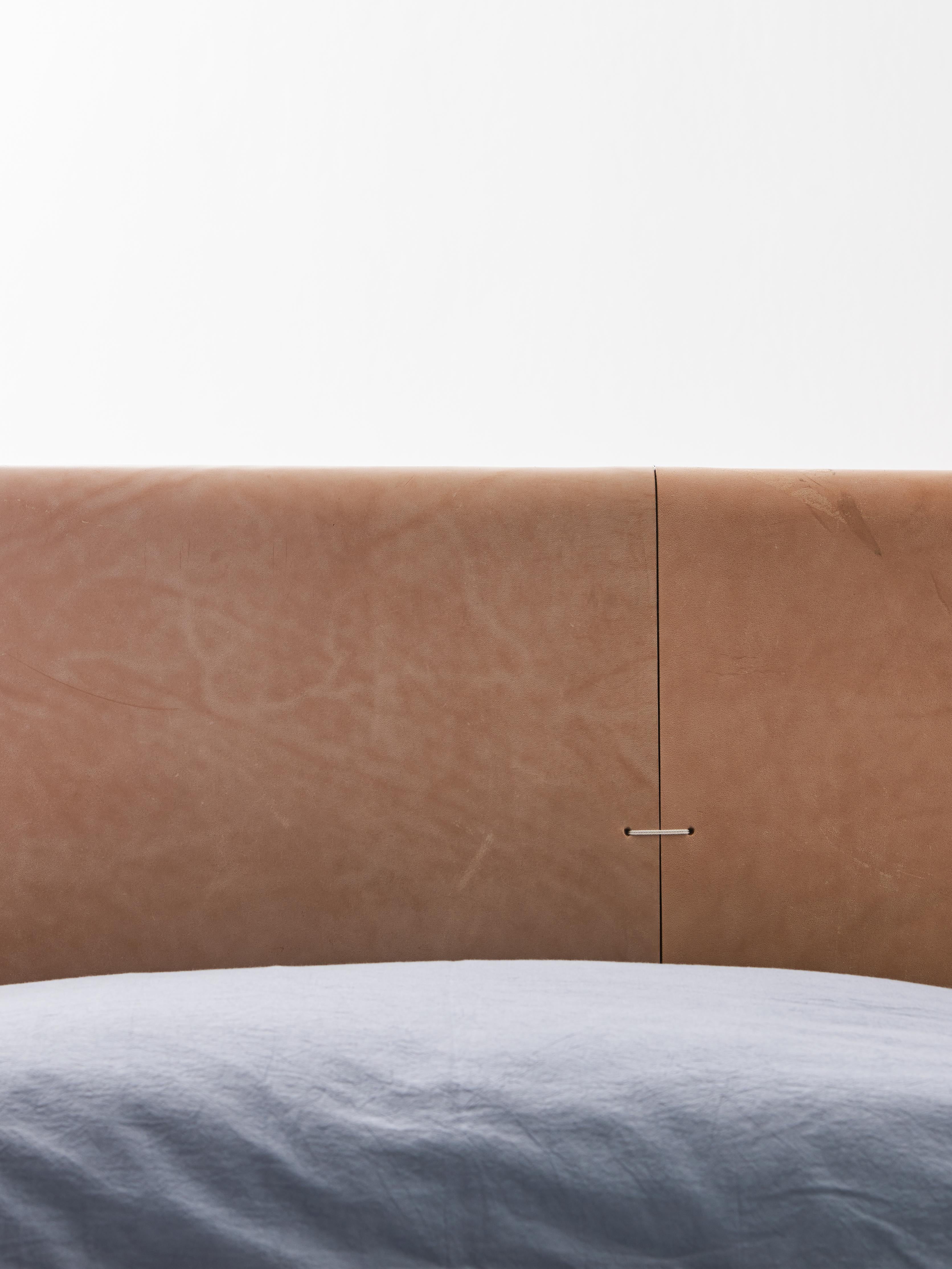 Contemporary Bolzan  Jack-e Leather Bed by Zanellato and Bortotto Design For Sale