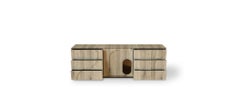 Modern Boma Decape Oak Veneer Sideboard by Caffe Latte