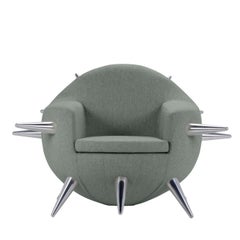 Bomb Green Armchair By Simone Micheli