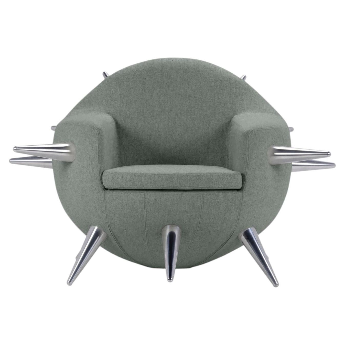 Bomb Green Armchair By Simone Micheli