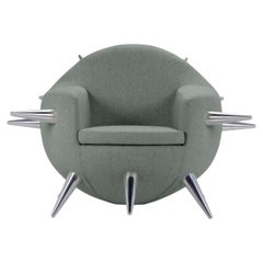 Bomb Green Armchair By Simone Micheli