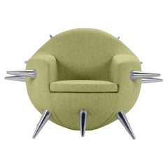 Bomb Lime Green Armchair By Simone Micheli