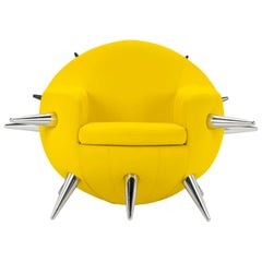 Bomb Yellow Armchair by Simone Micheli