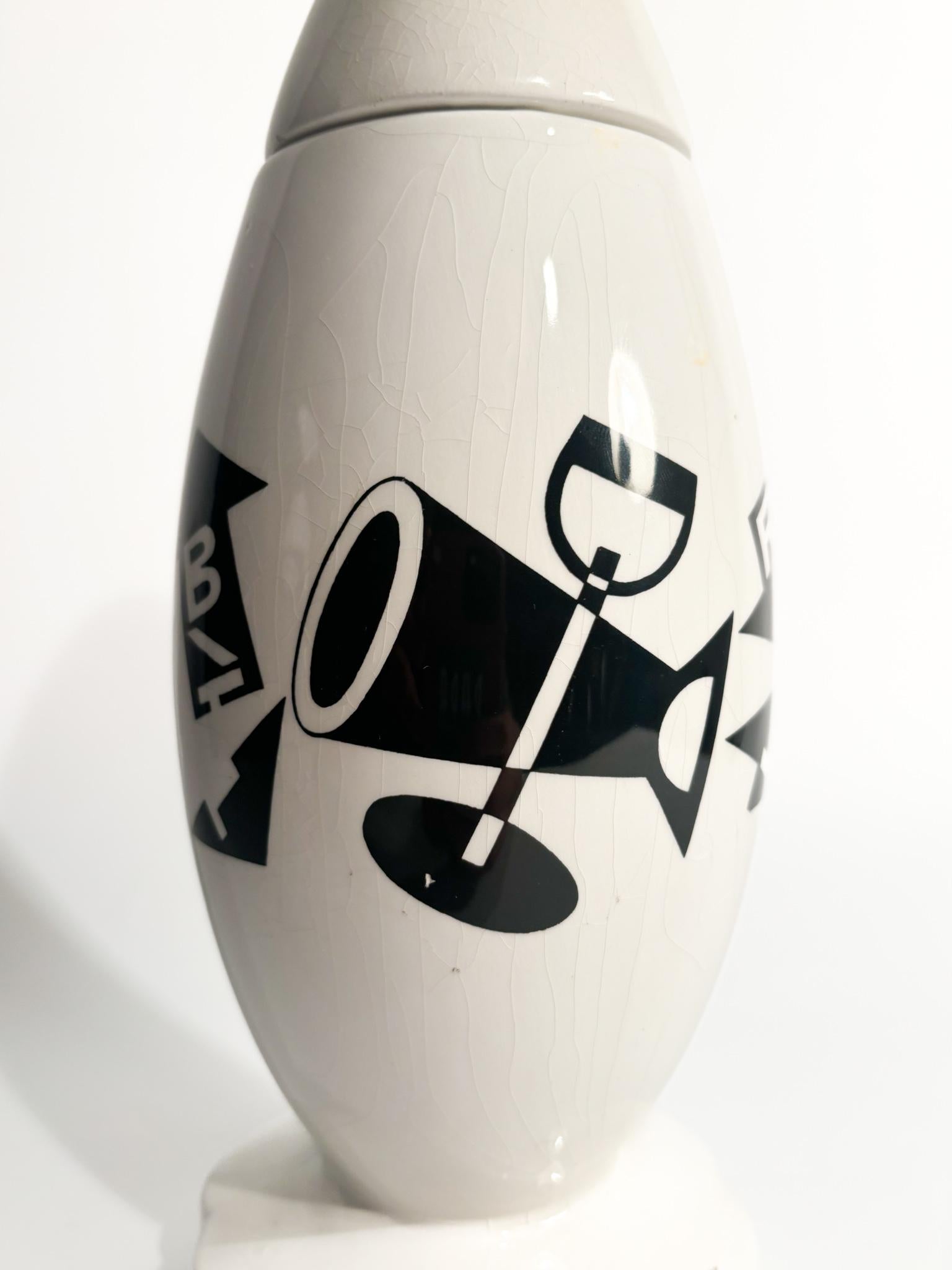 Futurist Bomba Vase for Campari by Matteo Thun and Fortunato Depero from 1987