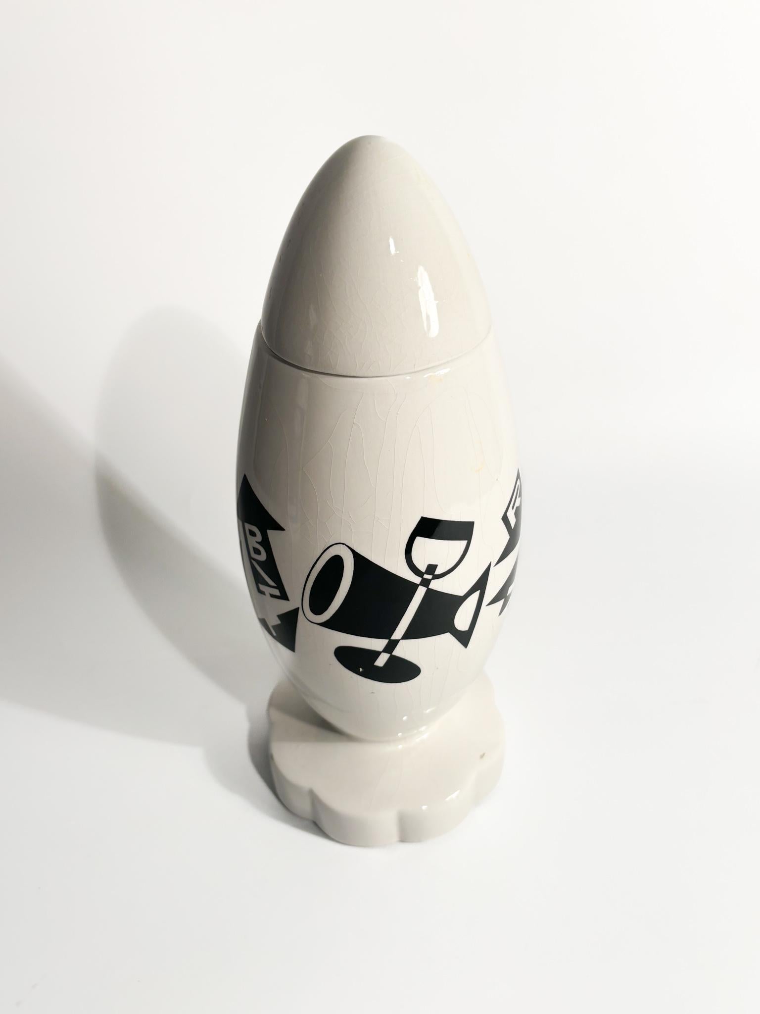 Bomba Vase for Campari by Matteo Thun and Fortunato Depero from 1987 In Fair Condition In Milano, MI