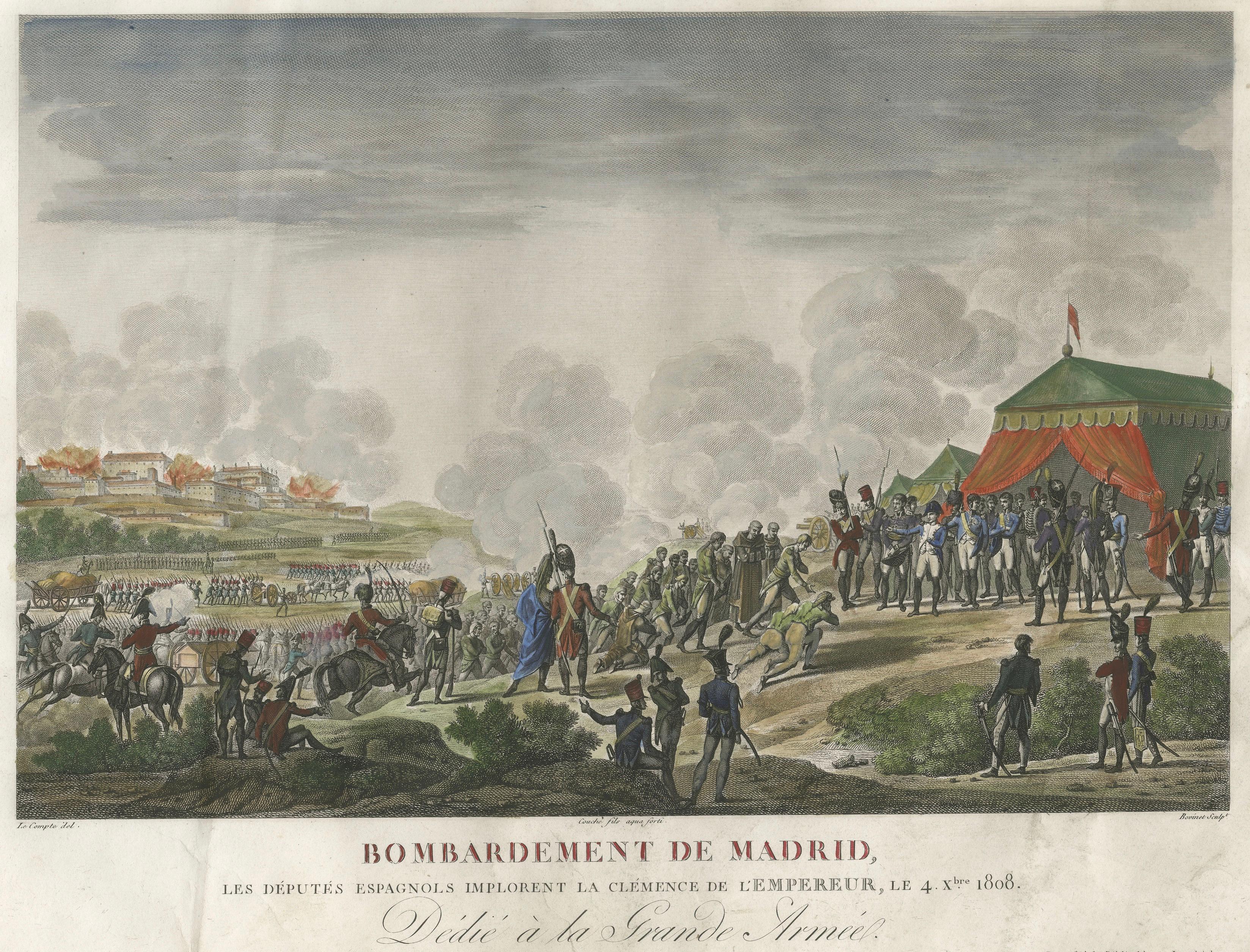 Bombardment of Madrid 1808 – Napoleonic Wars Grand Armée Scene