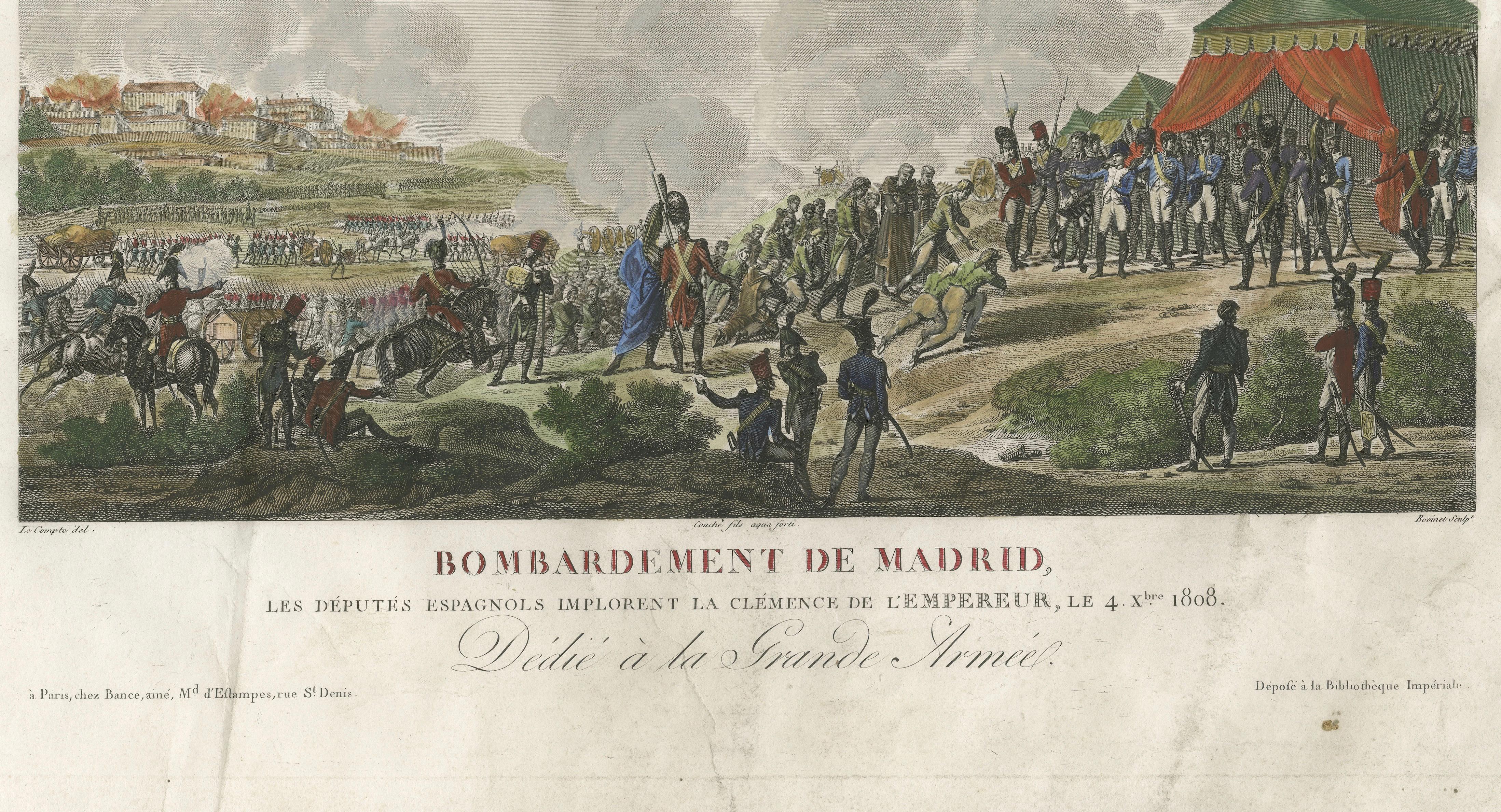Bombardment of Madrid 1808 – Napoleonic Wars Grand Armée Scene