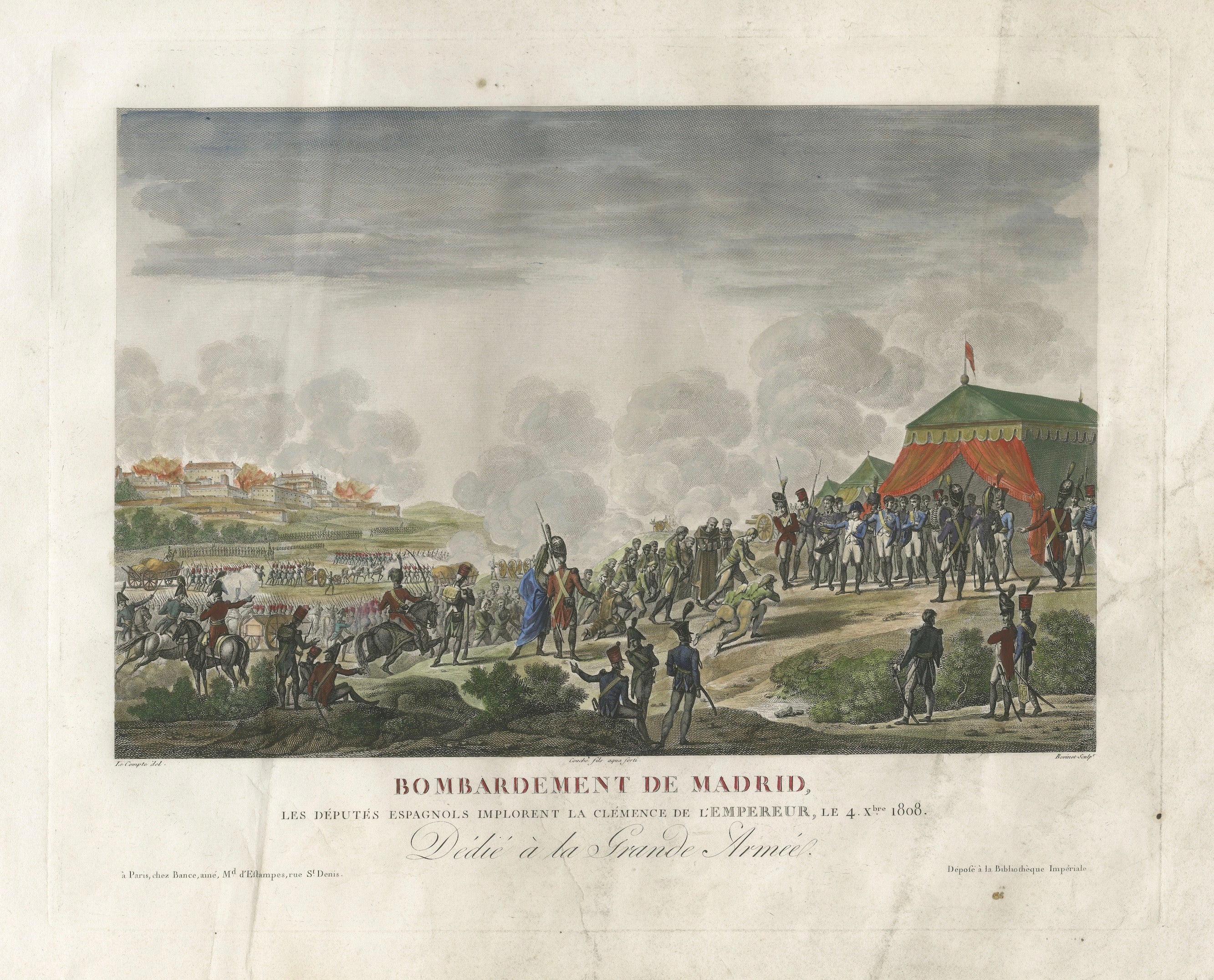 Bombardment of Madrid 1808 – Napoleonic Wars Grand Armée Scene