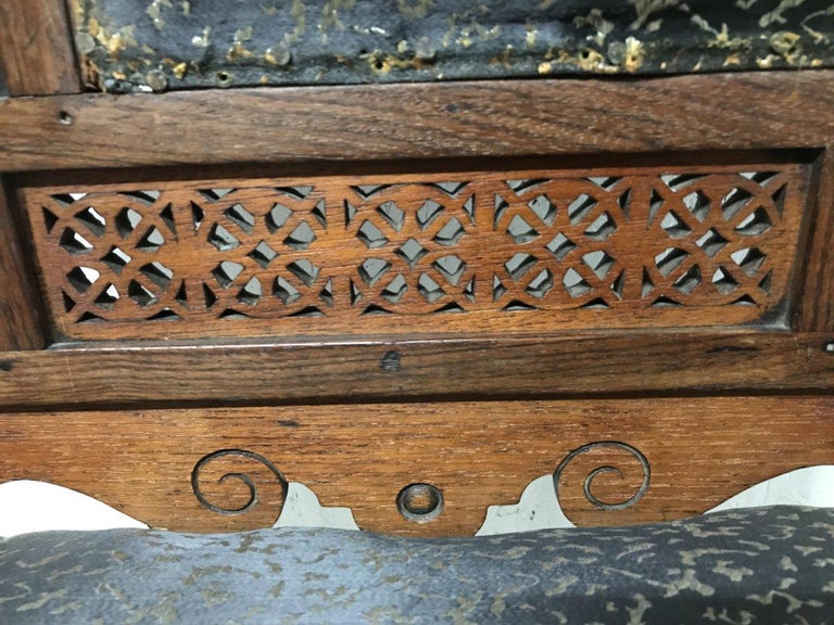 Bombay Art Furniture AngloJapanese Side Chair with a Lacquer Floral