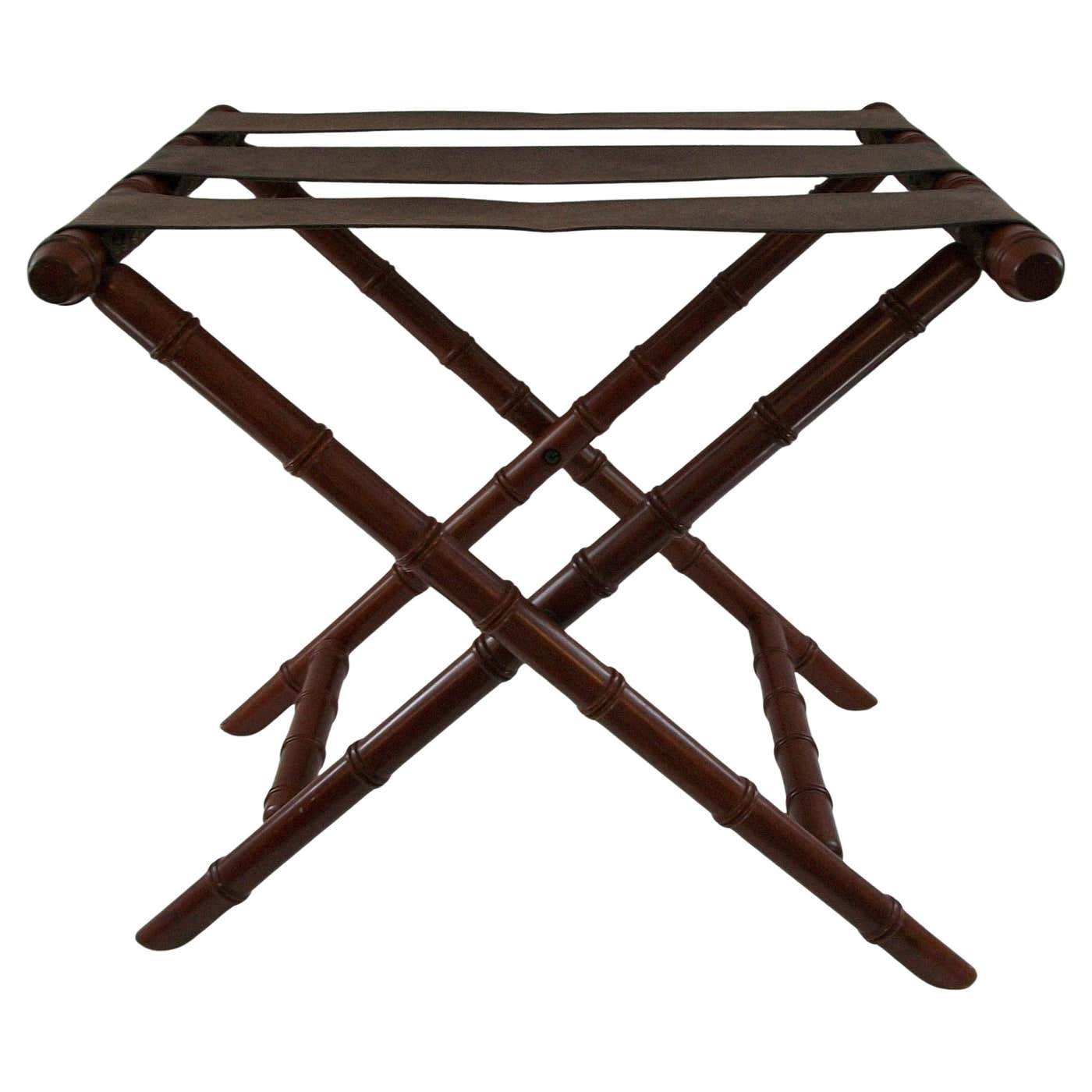 Tray Table Base BOMBAY CO. - Vintage Faux Bamboo Butler's Tray Table Base - U.S ...