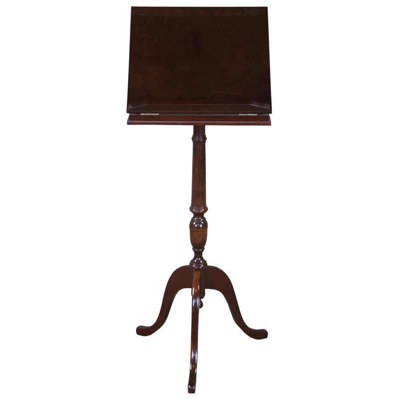Bombay Company Cherry Lectern Podium Pedestal Library Book Music Stand ...