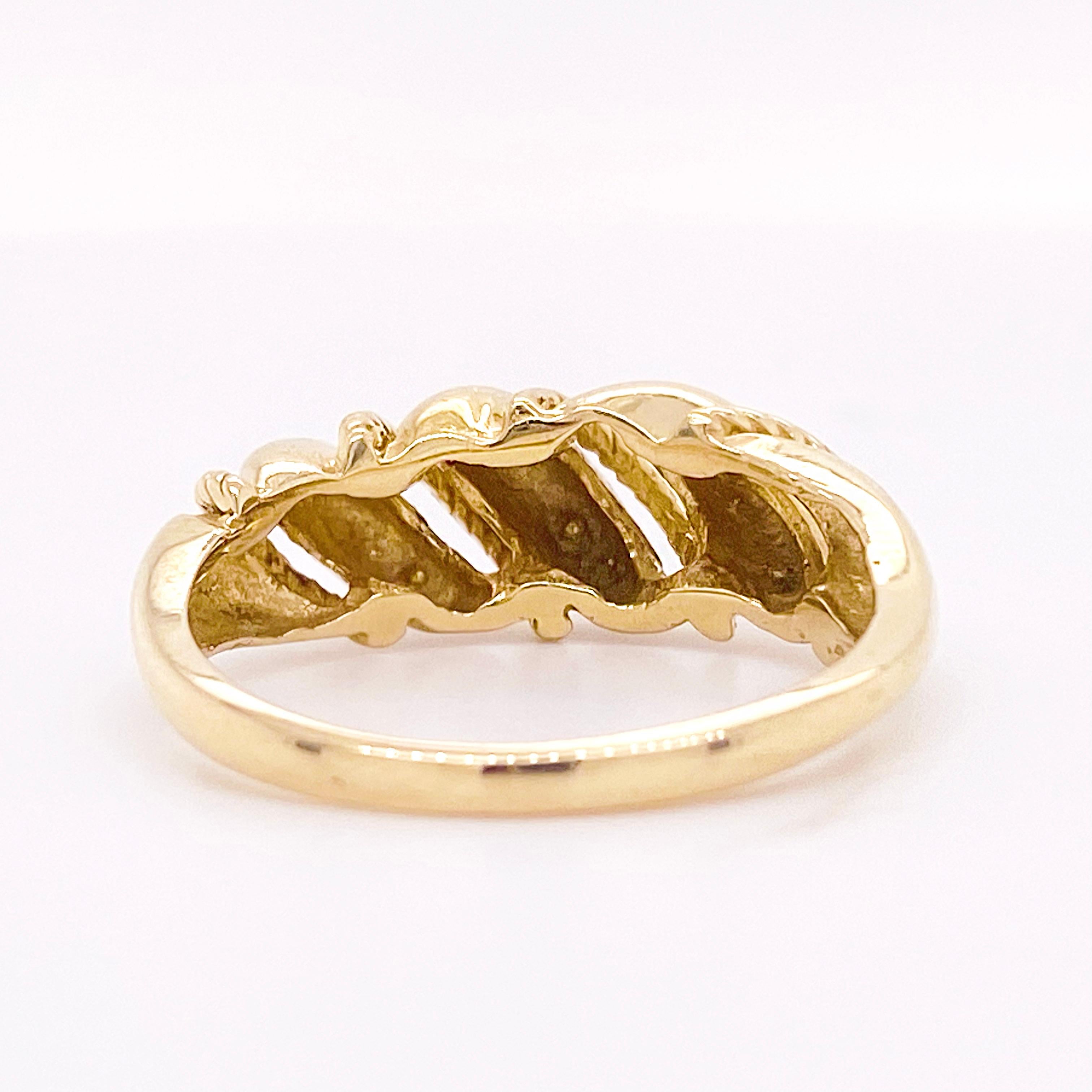 gold dome rings