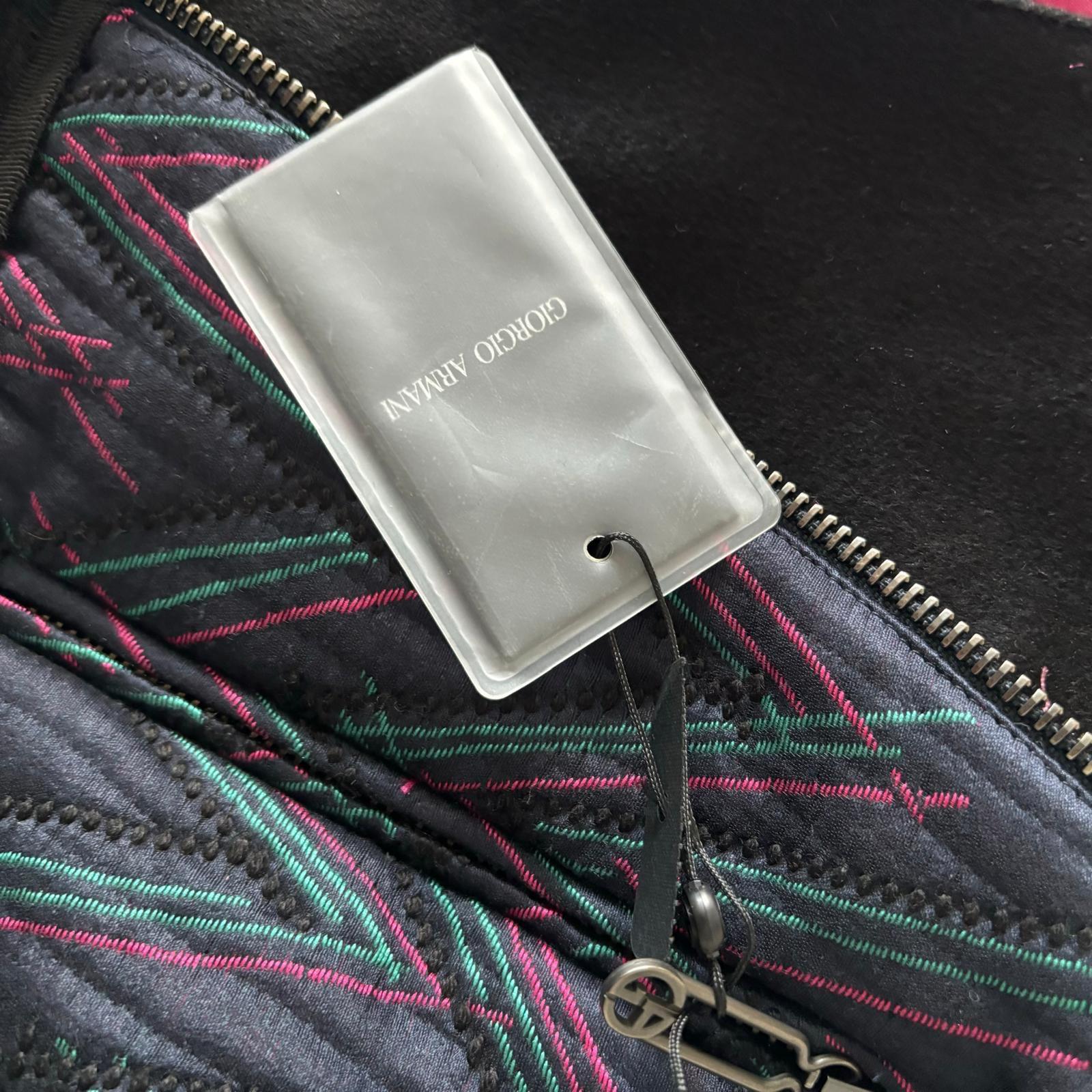 Giorgio Armani bomber jacket new with tag For Sale 9