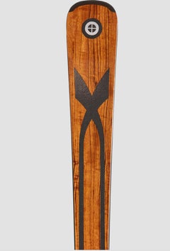 Bomber-Ski- Heritage Carbon-Größe 180 in Holz und Kohlenstoff für alle Terrain-Entdeckungen