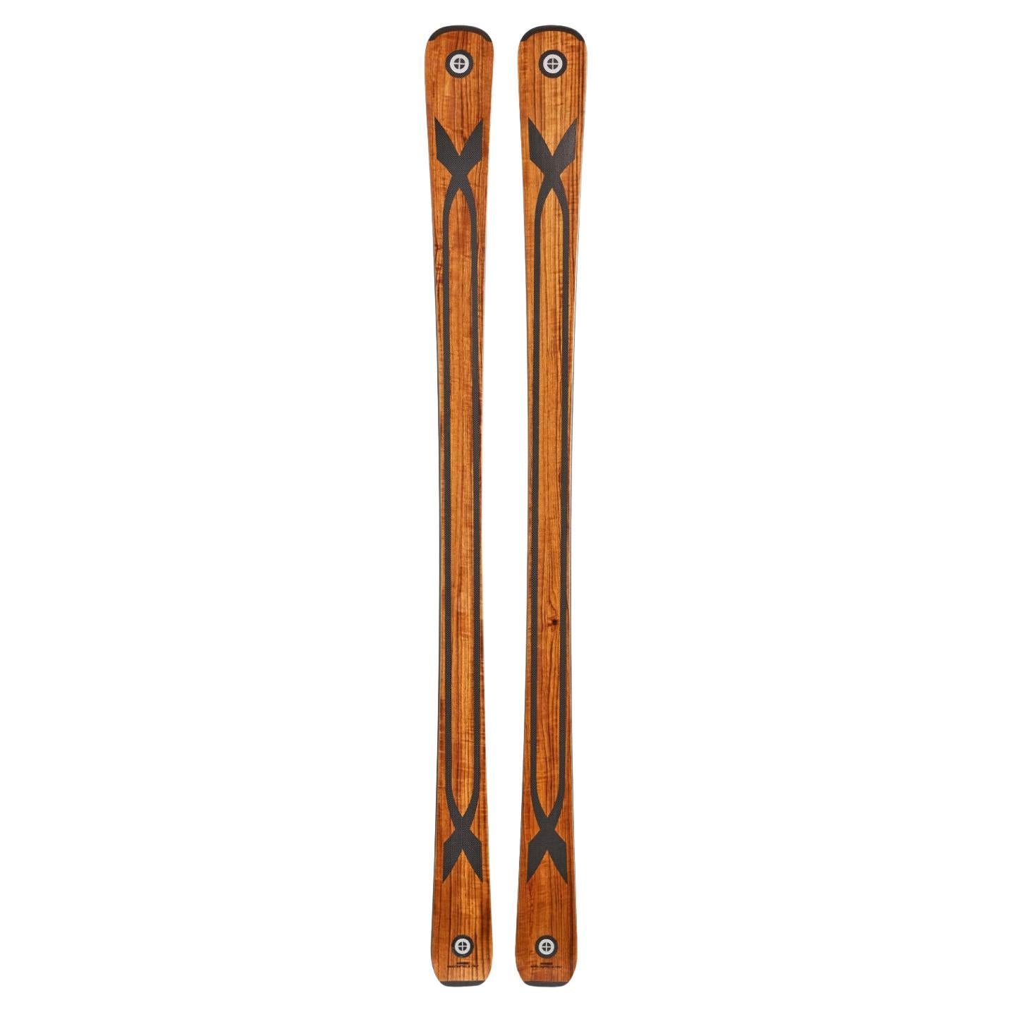 Esquí Bomber Heritage Carbon Tamaño 180 en Madera y Carbono para Exploración en Todo Terreno