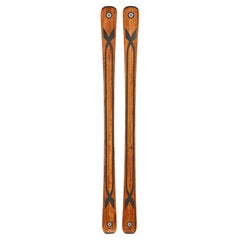 Esquí Bomber Heritage Carbon Tamaño 180 en Madera y Carbono para Exploración en Todo Terreno